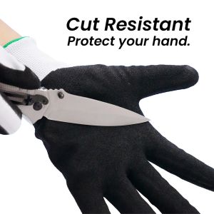 OEM Cut And Abrasion Resistant Gloves 18 Gauge Touch Screen Mechanics Gloves