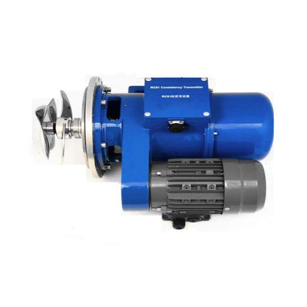 Blue Color Active Blade Inline Measurement Rotating Consistency Transmitter for