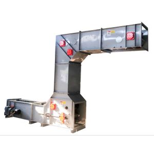 SS304 Vertical Bucket Elevator Machine Frozen Food Conveying Bulk Goods