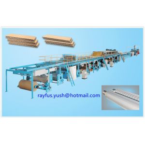 Right angle Stacker Corrugated Cardboard Production Line Size Customized