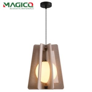 Custom Modern Acoustic Panels Pendant Lighting Felt Lampshade Chandelier with