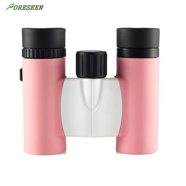 Buy FORESEEN 8x21 Porro Prism Pink Toy Binoculars , Compact Plastic Toy Binoculars at wholesale prices