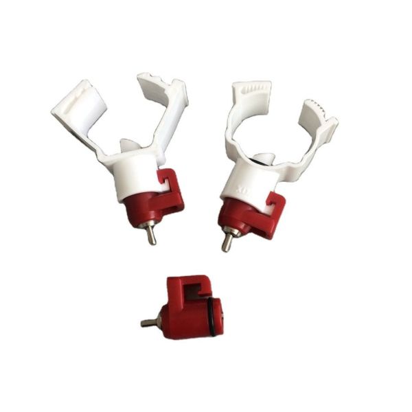 Buy Automatic Poultry Equipment Ball Value 360 Degree Plastic Nipple Drinker WItha ABSPP Clip For Drinking System at wholesale prices