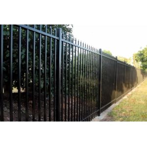 Pressed Spear Top 2100mm*2450mm Hercules Steel Fence Panels 2 x rails 40mm RHS x