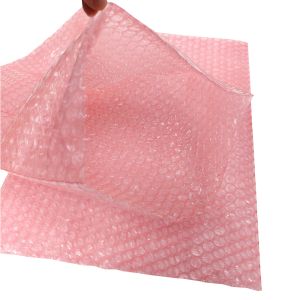 China Red ESD Bubble Bag Anti Static Double Sided on sale