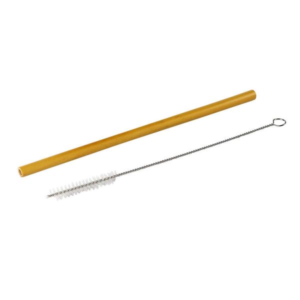 Buy 100% Bamboo Disposable Straws 19cm 22cm For Children Organic Drinking Usage at wholesale prices
