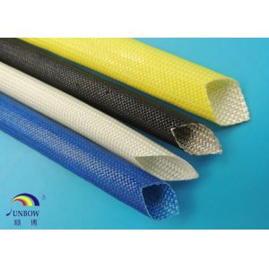F class 155C Insulation Acrylic Fiberglass Sleeving / Acrylic Resin Glassfibre