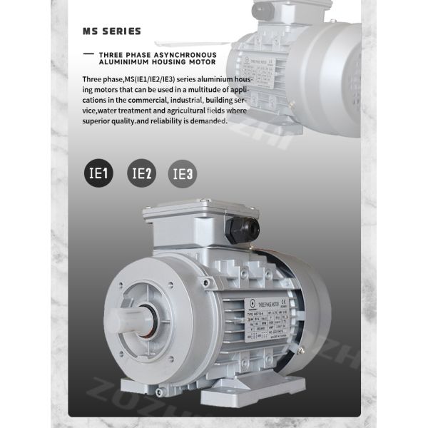 Energy Efficient Waterproof High Efficiency 3 Phase Induction Motor for Industrial Applications