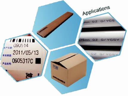 Thermal Inkjet Printer with screen NANO JET II 12.7mm stable High Resolution 300 X 1500dpi Tij 2.5 304m/min
