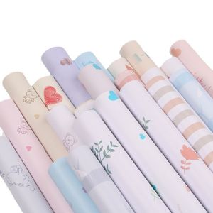 Self Adhesive Modern Floral Wall Cloth for Kids Bedroom Waterproof Cartoon Style