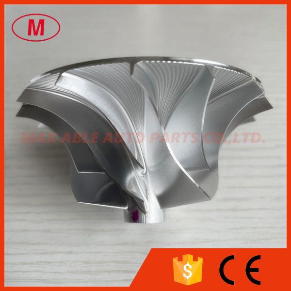 K27 50.12/80.93mm 7+7 blades high performance turbo milling/aluminum 2618/billet compressor wheel
