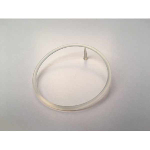 Large Rubber Silicone O Ring Seals , Flexible FDA Standard Clear Silicone Ring