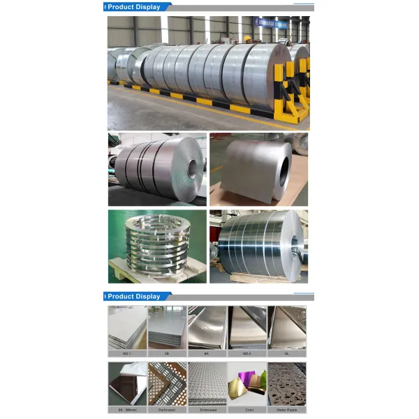 ASTM Hot/Cold Rolled 201 301 304 304L 316 316L 309S 409 410 444 904L 2205 2507 Stainless Steel Strip Sheet Coil Supplier