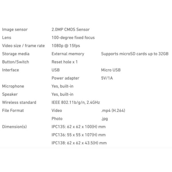 1080p Indoor IP Camera(IPC135)