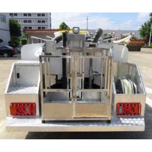 70KM/H GSE Portable Toilet Truck 4000L Sewage Tank