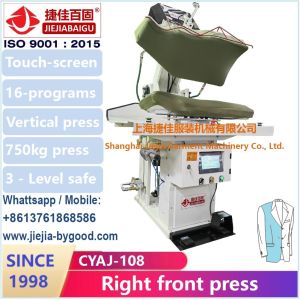 Suit Side Body 3ph Garment Pressing Machine / Ironing Equipment