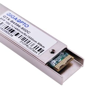 10Gbps WDM XFP ZR Bidirectional Fiber Transceiver Module 1490nm 1550nm 80km DOM