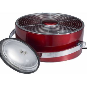 Small Electric Retro Metal Fan Air Circulation Adjustable Tilt Brushed Copper