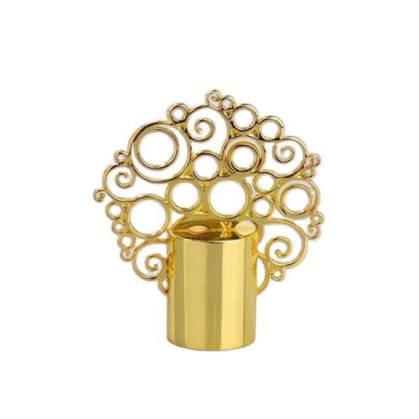 High Quality Luxury Zamac Lid Perfume Bottle Cap Electroplating Process