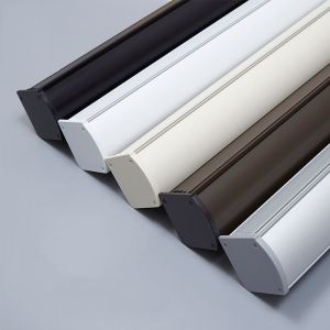 Blackout Fabric Roller Blinds For Windows Grey Childproof Anti UV SGS Approved