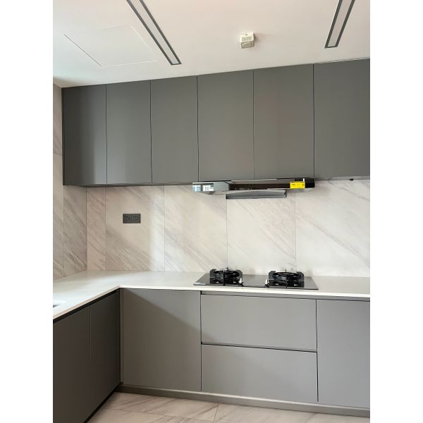 Buy Custom American Style Kitchen Cabinet with Island Plywood at wholesale prices