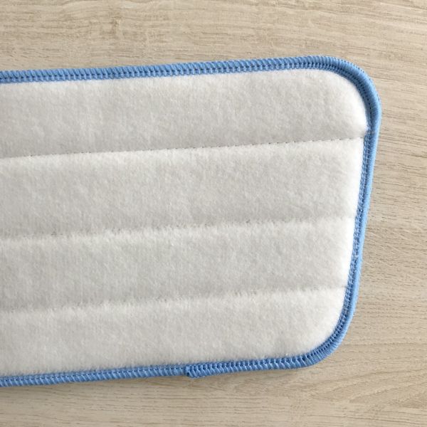 100% polyester absorb water flat mop house keeping wet mop Chinese suppiler with scrape