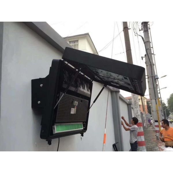 Ceiling Mount Outdoor Touch Screen Kiosk Android Advertising Player With Fans