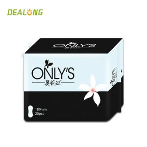 100% Organic Cotton Sanitary Pads Maxi Pads Printed High Absorbency