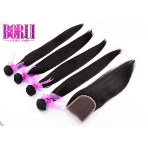 Straight Bundles Malaysian Human Hair All Length Available With Closure