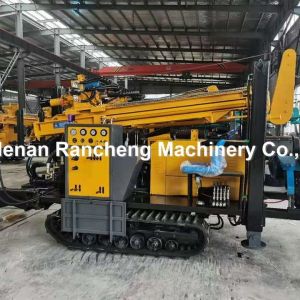 200m Crawler Diesel Engine Water Well Drilling Machine Borehole Rig Mine