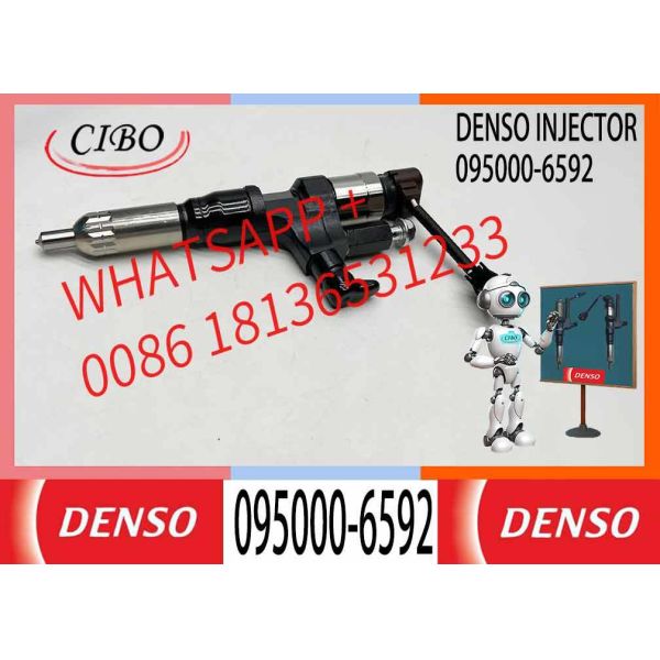 Buy Excavator Accessories Fuel Injector 23670-E0031 095000-6592 23670E0010 for Hino J05E J08E P11C Excavator Hino Diesel Engine Spare Parts at wholesale prices