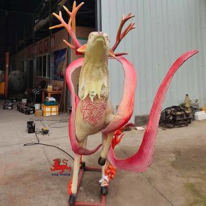 Customizable Realistic Animatronics Chinese Mythology Animal Pi Jiu