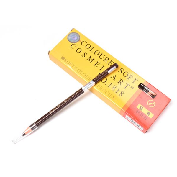 New 1818 Peel Off Manual Eyebrow Tattoo Pen Wax Refill And Wood Handle