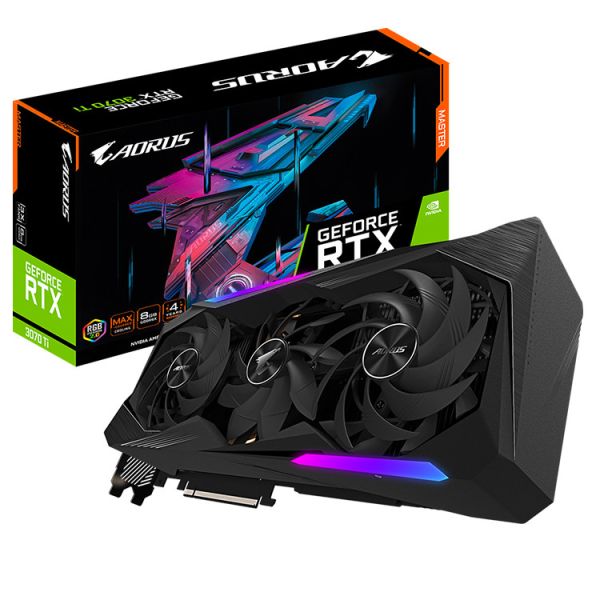 GIGABYTE AORUS Nvidia RTX 3070 Ti MASTER 8G Gaming Graphics Card with 8GB GDDR6X