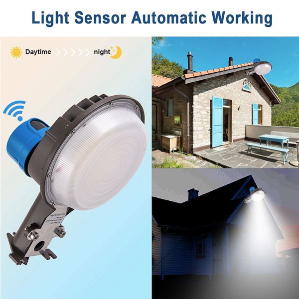 6500K LED Barn Lights Exterior Dusk To Dawn Waterproof IP65 130LM/W