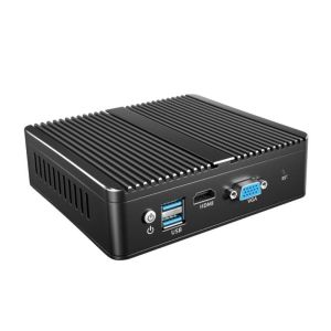 Industrial Fanless Firewall PC J1900 4 Gigabit LAN Soft Router Support PFsense