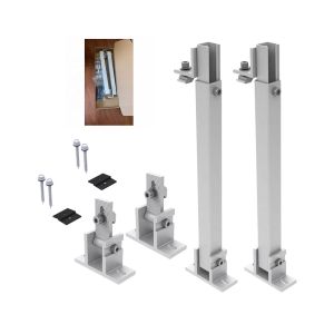 60M/s Wind Load Adjustable Aluminum Solar Panel Mounting Bracket for Small Panel