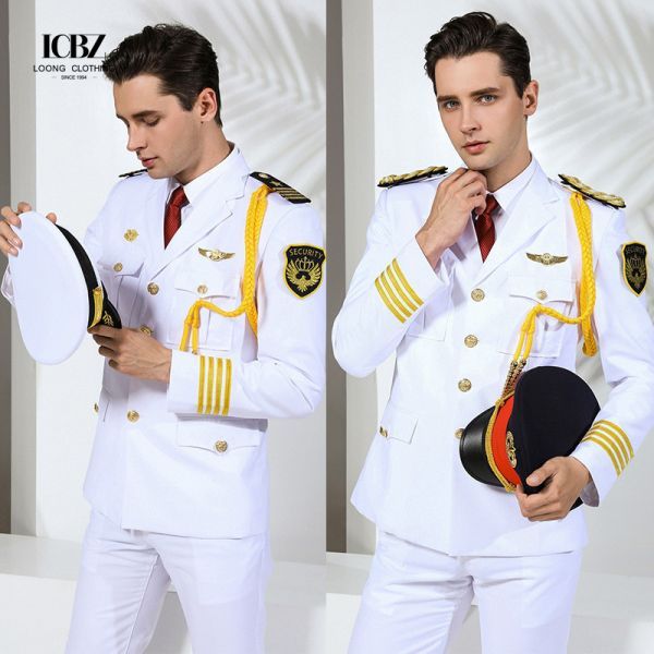 Polyester Cotton Security Work Uniform Long Sleeves Overalls for Property Guards