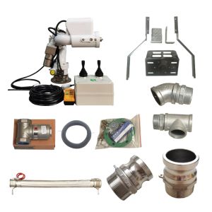 Water Truck Electric Water Cannon with More than 95° Spray Angle and 24V Remote