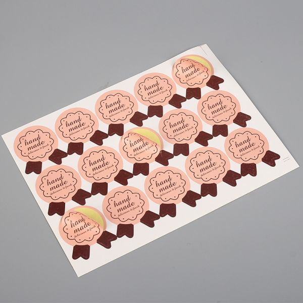 Bow tie clothes label sticker label and custom labels