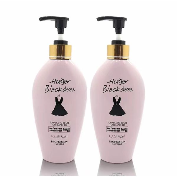 Pink PET Plastic Shampoo And Conditioner Bottles 125ml 350ml