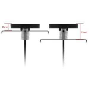 φ62x11.5mm Invisible Fast Wireless Charger , 75g Under Desk Charging Station