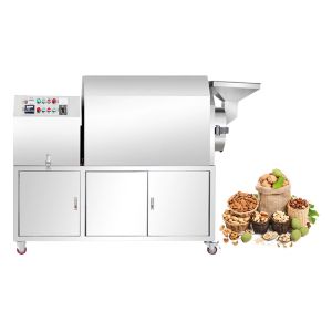 Peanut Soybean Seed Barley 50kg/time Nut Roasting Machine