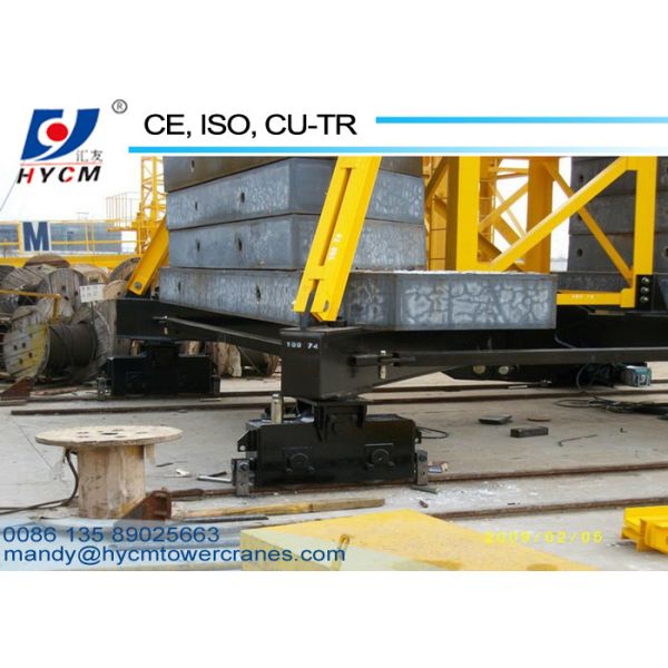 QTZ5610 Mobile 6ton 60m Freestanding Height Travelling Tower Crane