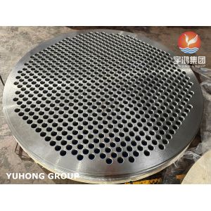 Quality Normalized Carbon Steel Tubesheet Sa516 Gr.70n Heat Exchanger Component for sale