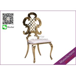 Gold Stainless Steel Wedding Chairs For Sale WIth Furniture Exporter (YS-80)