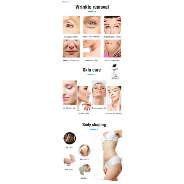 Face Lifting Hifu Beauty Machine AC110V 10000 Shots Enhance Skin Elasticity