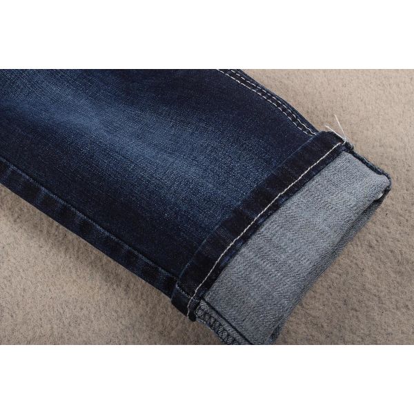 339 Gsm 10 Oz Soft Touch Indigo Cotton Slub Elastic Denim Fabric Blue Jeans Material