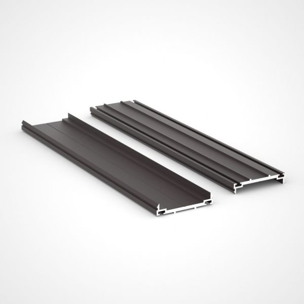 Buy Balustrade Anodized Aluminium Profile Cover Smooth Alkali Salt Resistant at wholesale prices