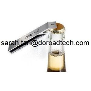 Quality High Quality Real Capacity Customized Metal USB Flash Drive Bottle Opener, USB3.0 for sale